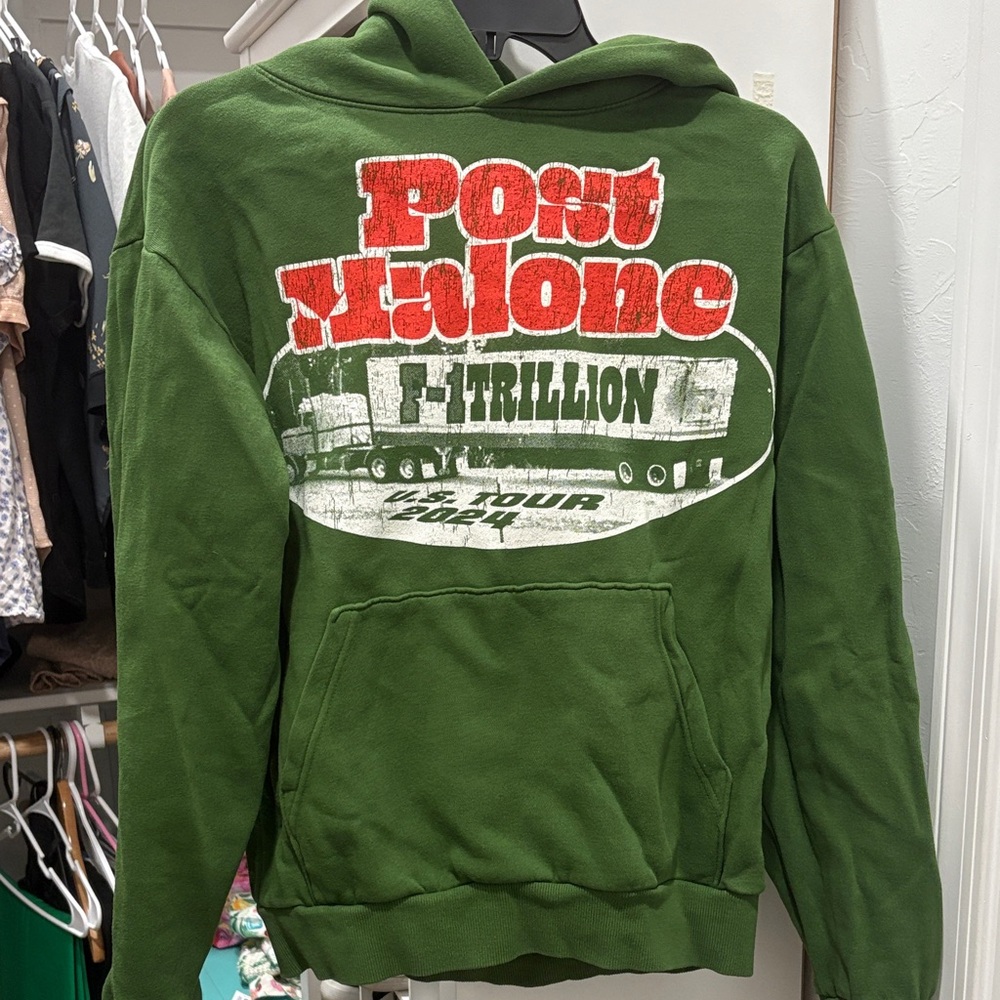 Green Graphic Hoodie